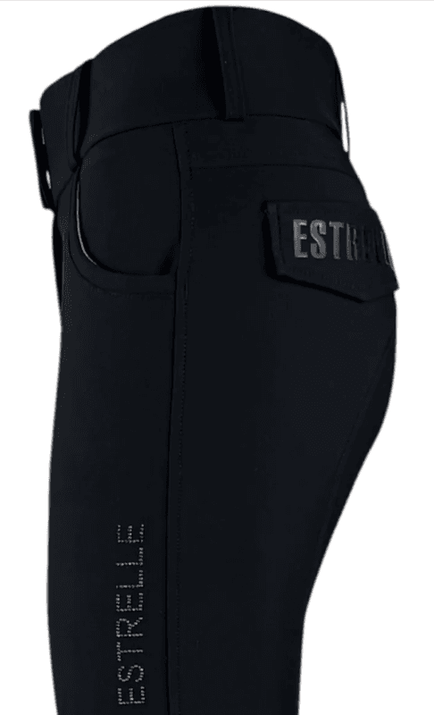 Estrelle Design Iconic F-grip ridebukse sort