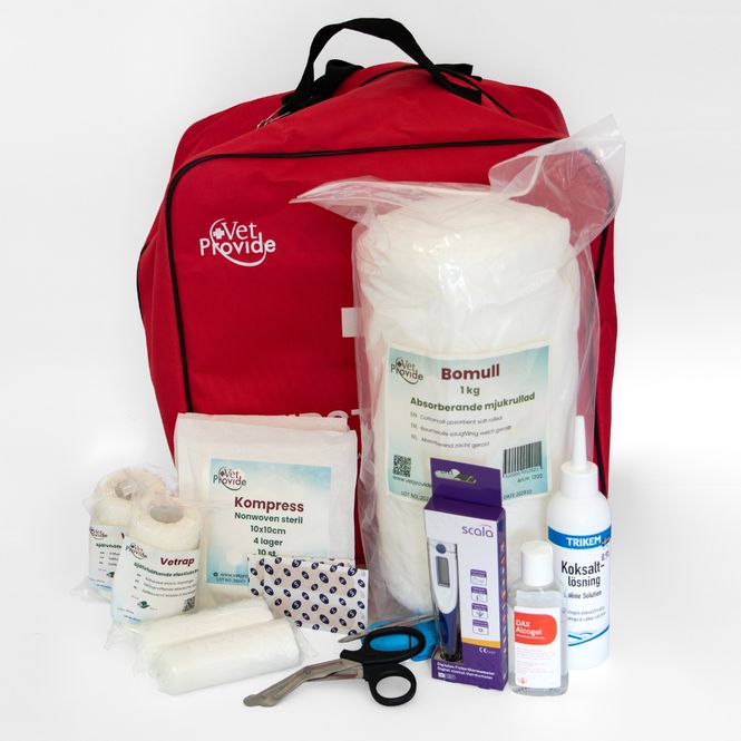 Hovedbilde Vetprovide Førstehjelpsveske med innehold