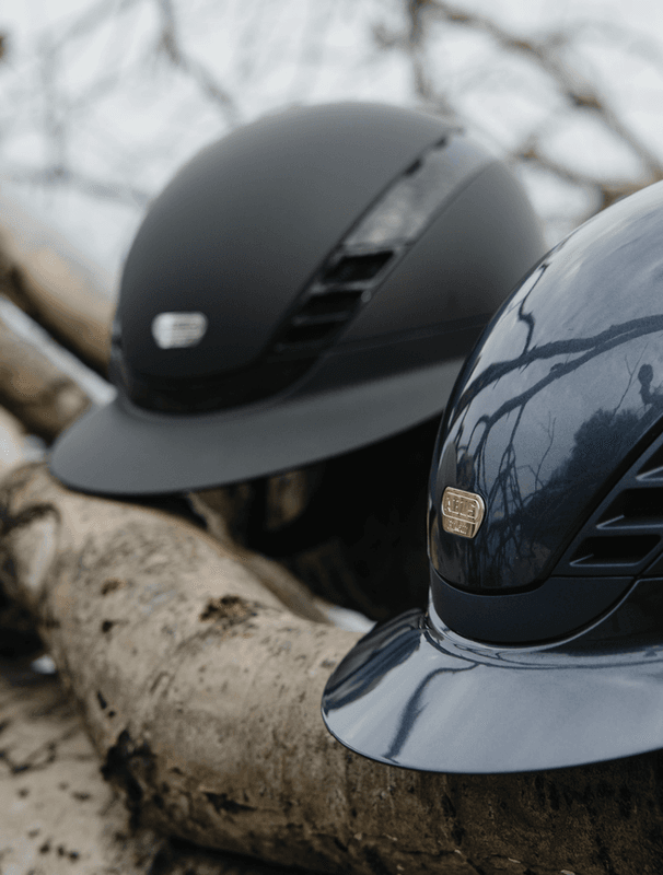 ABUS PIKEUR Airluxe Pure Long Visor Shiny - Metallic Ocean (Blå)