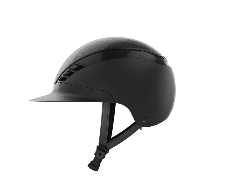 ABUS PIKEUR Airluxe Pure Carbon Style Long Visor - Sort