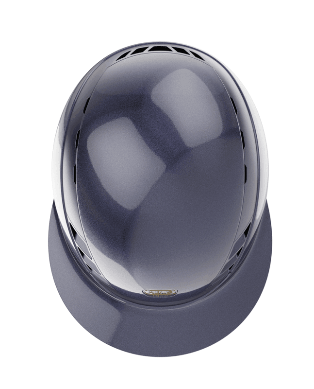 ABUS PIKEUR Airluxe Pure Long Visor Shiny - Metallic Ocean (Blå)