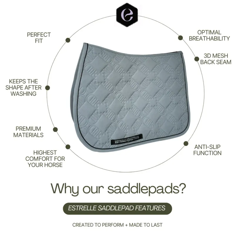 Estrelle Paris softshell jumping saddle pad