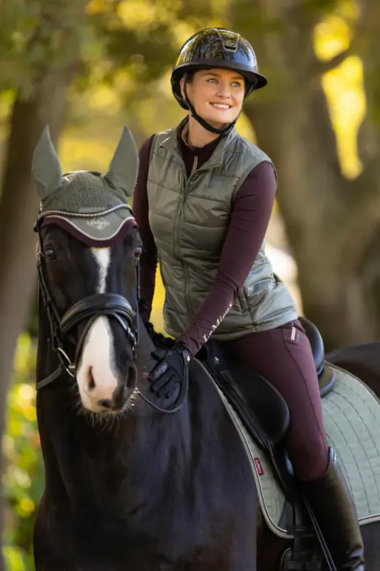 LeMieux Suede Dressage Square Rosemary