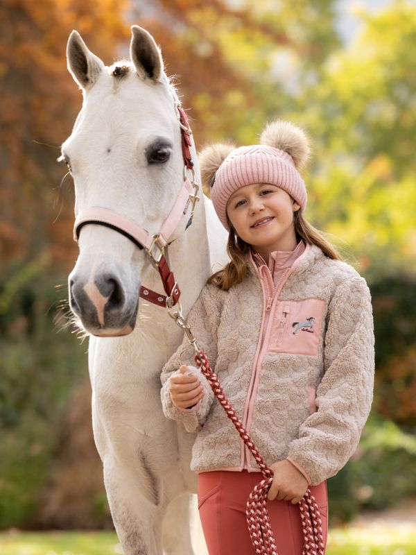LeMieux Mini Thora Heart Fleece Stone