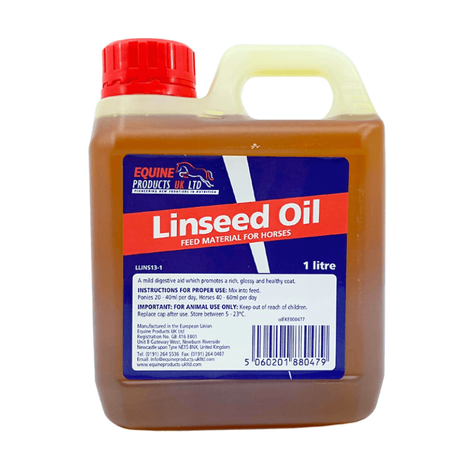 Hovedbilde Equine Products Linfrøolje 1L